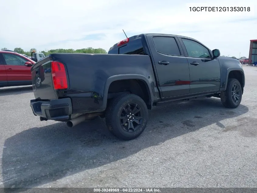 1GCPTDE12G1353018 2016 Chevrolet Colorado Z71