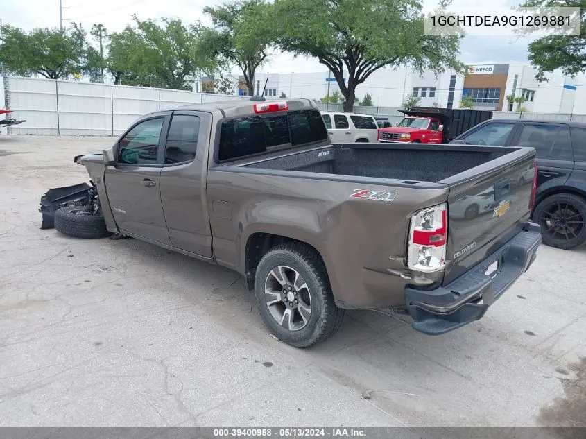 2016 Chevrolet Colorado Z71 VIN: 1GCHTDEA9G1269881 Lot: 39400958