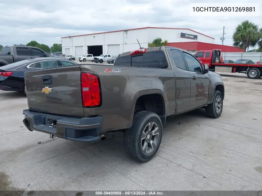 1GCHTDEA9G1269881 2016 Chevrolet Colorado Z71