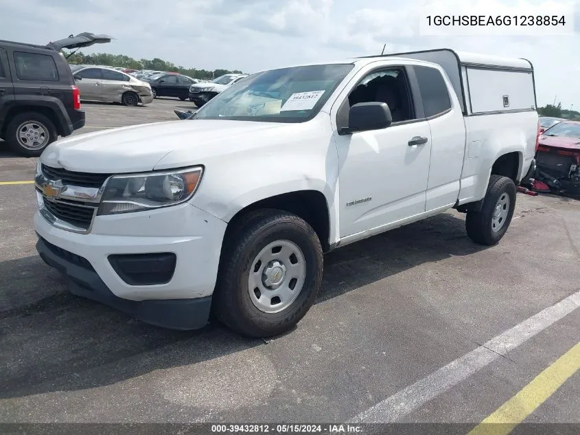 2016 Chevrolet Colorado Wt VIN: 1GCHSBEA6G1238854 Lot: 39432812