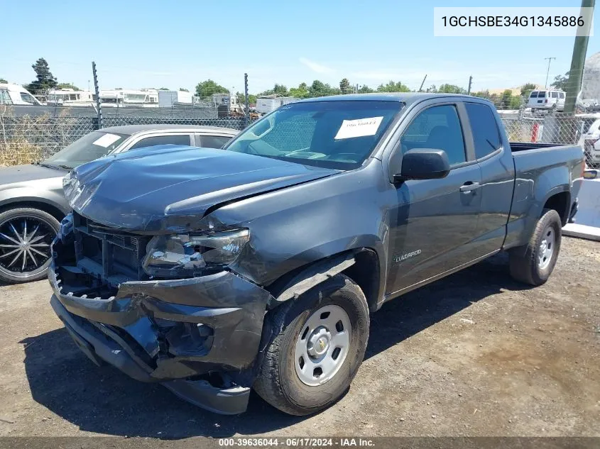 2016 Chevrolet Colorado Wt VIN: 1GCHSBE34G1345886 Lot: 39636044