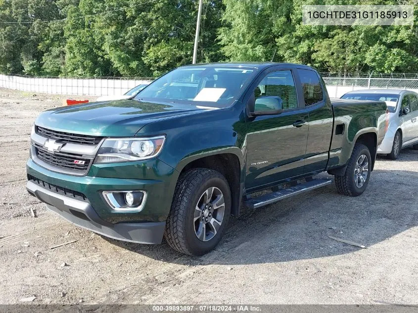 2016 Chevrolet Colorado Z71 VIN: 1GCHTDE31G1185913 Lot: 39893897