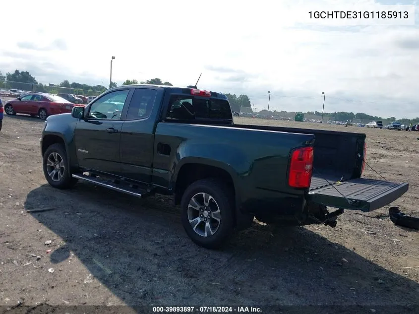 1GCHTDE31G1185913 2016 Chevrolet Colorado Z71