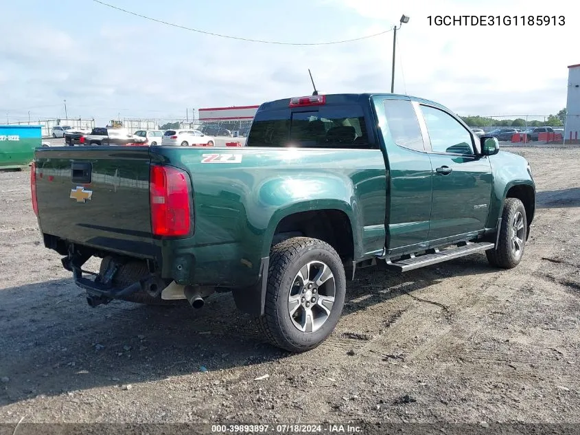 2016 Chevrolet Colorado Z71 VIN: 1GCHTDE31G1185913 Lot: 39893897