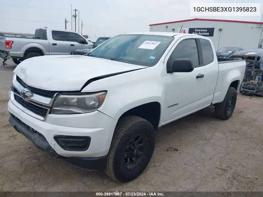 2016 Chevrolet Colorado Wt VIN: 1GCHSBE3XG1395823 Lot: 39917067