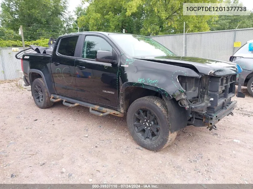 1GCPTDE12G1377738 2016 Chevrolet Colorado Z71