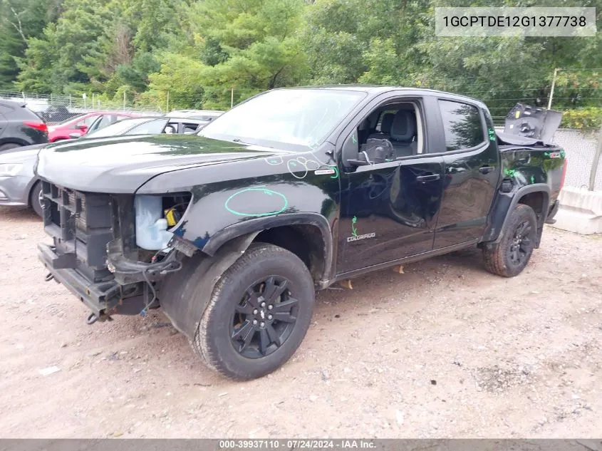 1GCPTDE12G1377738 2016 Chevrolet Colorado Z71