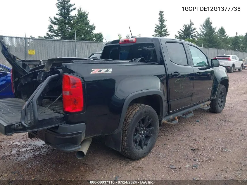 1GCPTDE12G1377738 2016 Chevrolet Colorado Z71