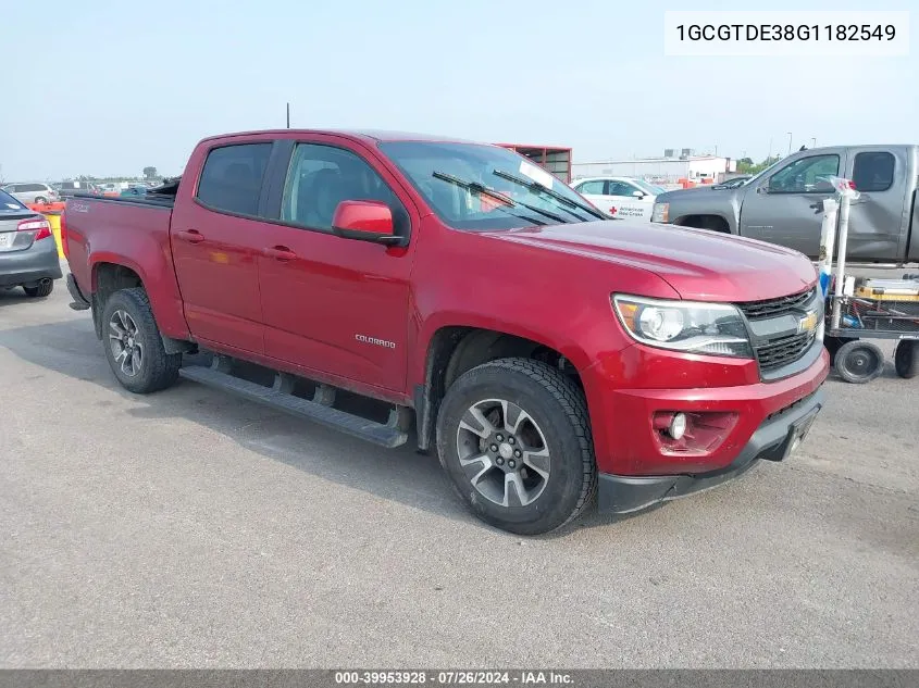 1GCGTDE38G1182549 2016 Chevrolet Colorado Z71