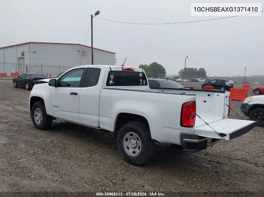 1GCHSBEAXG1371410 2016 Chevrolet Colorado