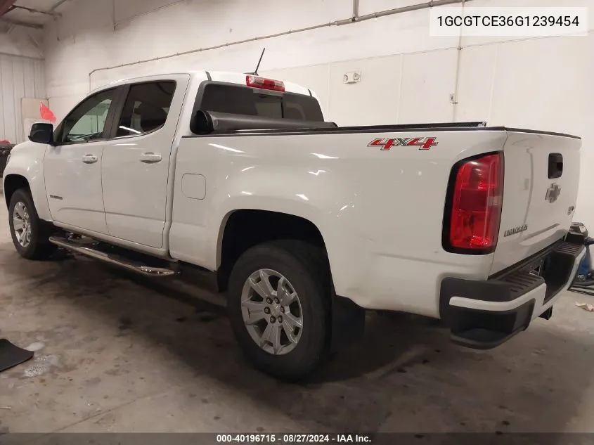 2016 Chevrolet Colorado Lt VIN: 1GCGTCE36G1239454 Lot: 40196715