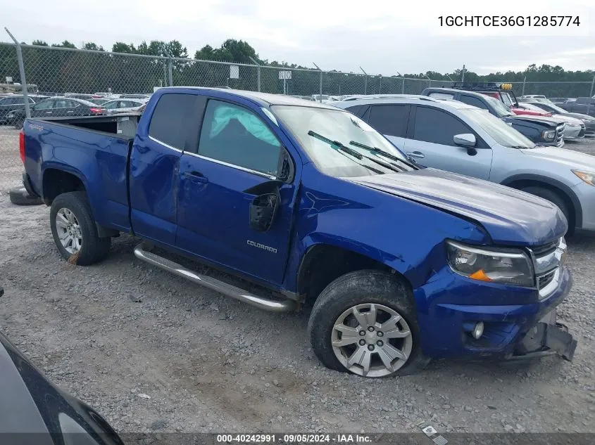 2016 Chevrolet Colorado Lt VIN: 1GCHTCE36G1285774 Lot: 40242991