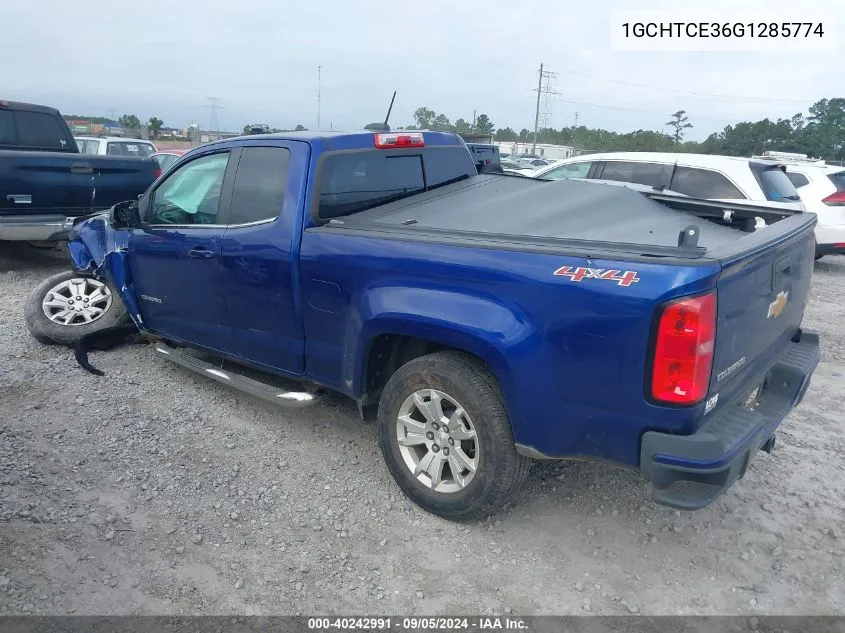 2016 Chevrolet Colorado Lt VIN: 1GCHTCE36G1285774 Lot: 40242991