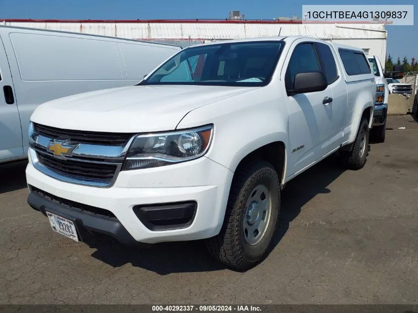 2016 Chevrolet Colorado Wt VIN: 1GCHTBEA4G1309837 Lot: 40292337