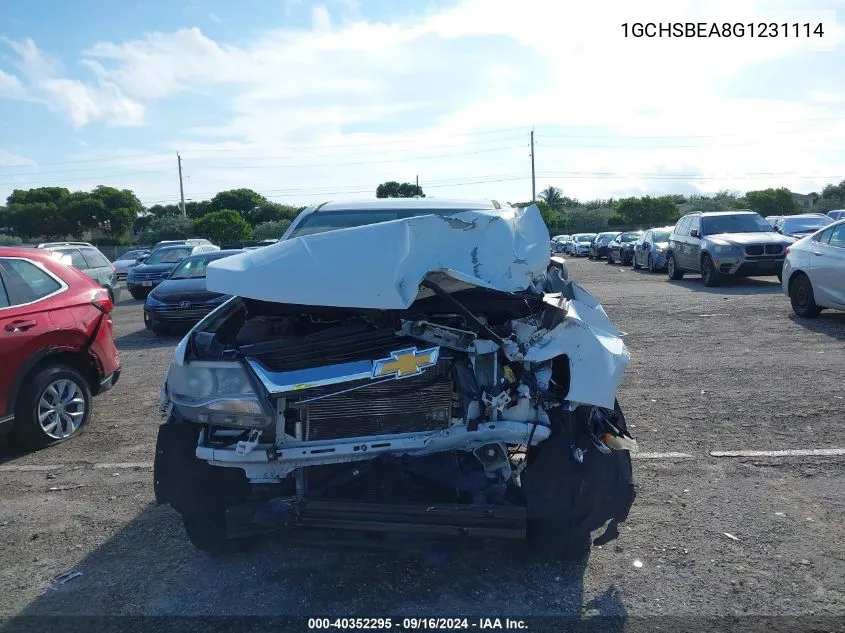 1GCHSBEA8G1231114 2016 Chevrolet Colorado