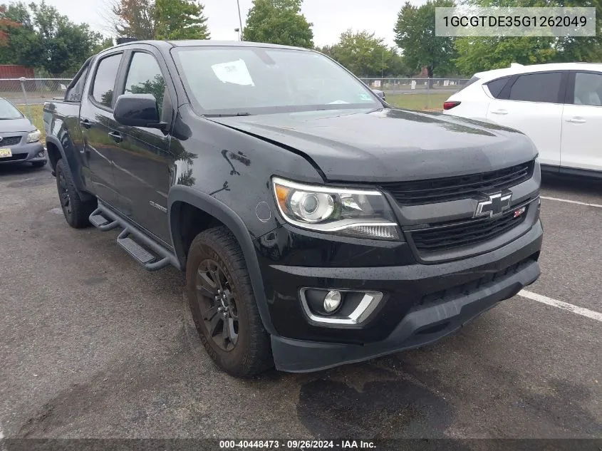 2016 Chevrolet Colorado Z71 VIN: 1GCGTDE35G1262049 Lot: 40448473