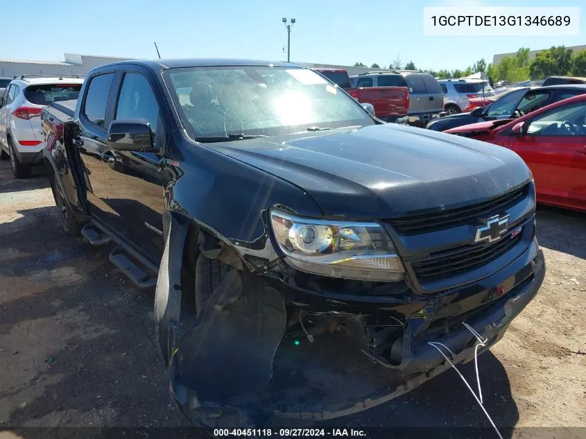 1GCPTDE13G1346689 2016 Chevrolet Colorado Z71