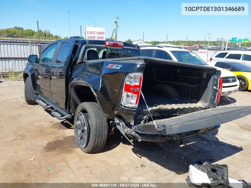 1GCPTDE13G1346689 2016 Chevrolet Colorado Z71