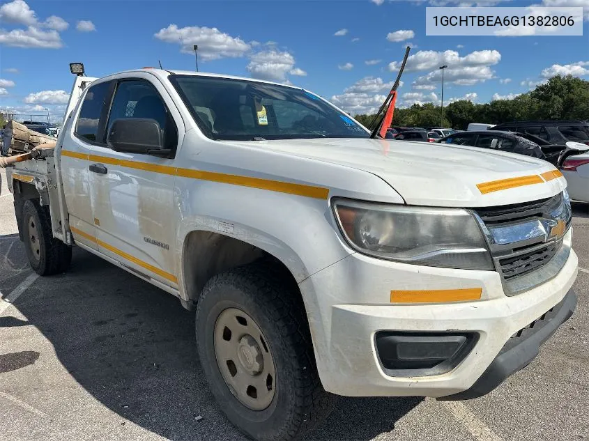 1GCHTBEA6G1382806 2016 Chevrolet Colorado Wt