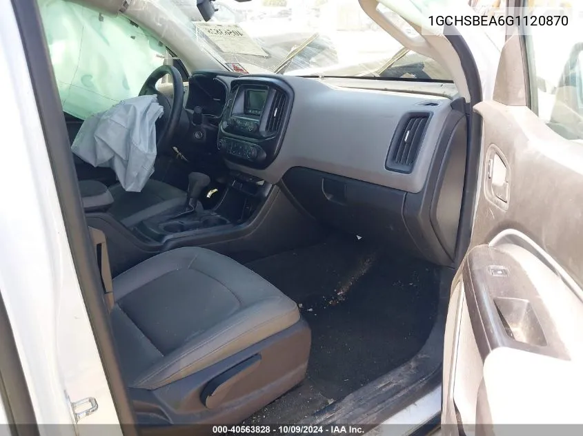 1GCHSBEA6G1120870 2016 Chevrolet Colorado