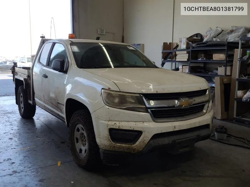 2016 Chevrolet Colorado VIN: 1GCHTBEA8G1381799 Lot: 40575214