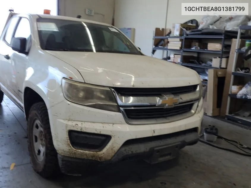 2016 Chevrolet Colorado VIN: 1GCHTBEA8G1381799 Lot: 40575214