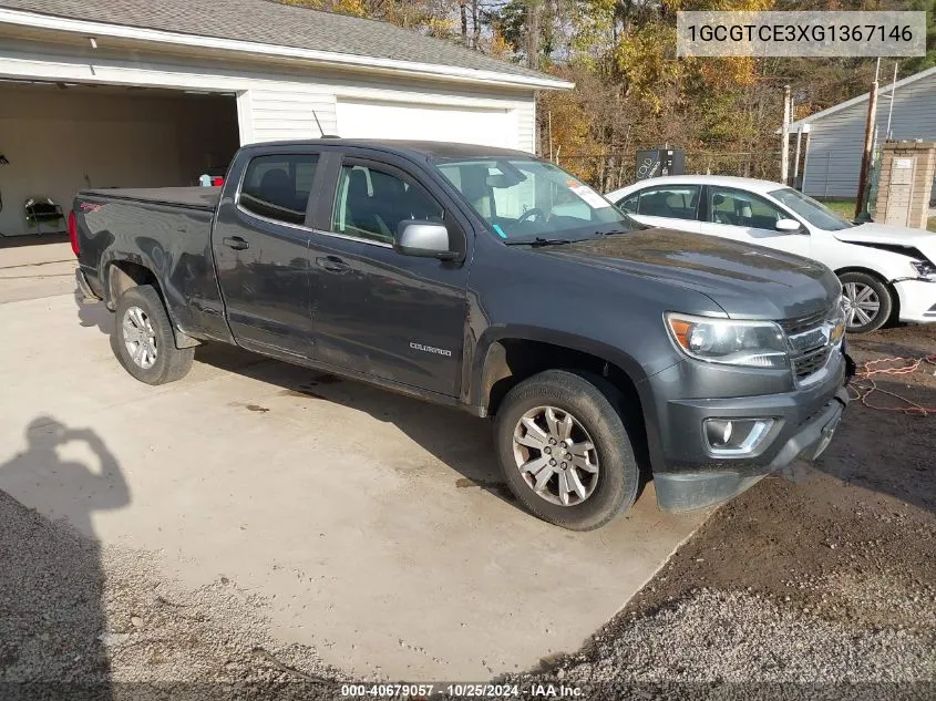 2016 Chevrolet Colorado Lt VIN: 1GCGTCE3XG1367146 Lot: 40679057