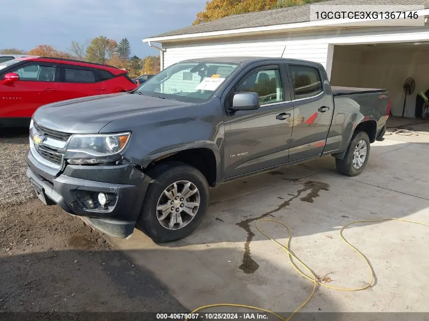 2016 Chevrolet Colorado Lt VIN: 1GCGTCE3XG1367146 Lot: 40679057