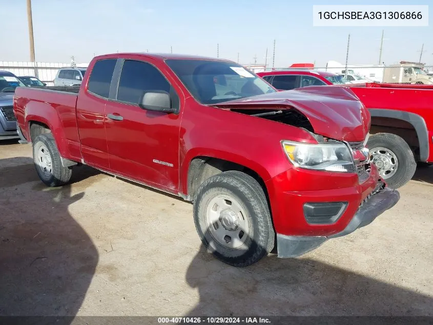 2016 Chevrolet Colorado Wt VIN: 1GCHSBEA3G1306866 Lot: 40710426