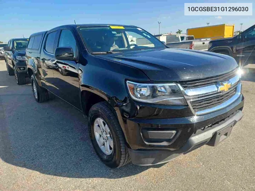 1GCGSBE31G1296030 2016 Chevrolet Colorado