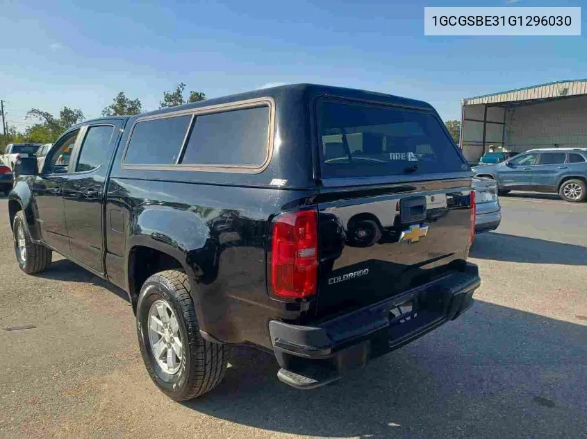 2016 Chevrolet Colorado VIN: 1GCGSBE31G1296030 Lot: 40712025