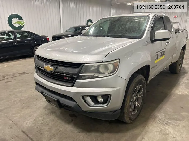 2016 Chevrolet Colorado Z71 VIN: 1GCHSDE35G1203784 Lot: 40734216