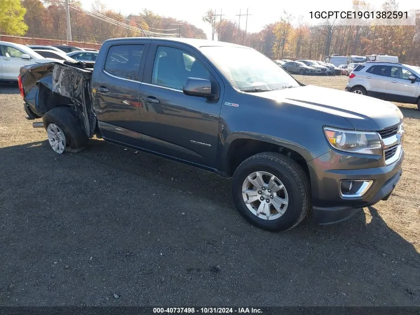 2016 Chevrolet Colorado Lt VIN: 1GCPTCE19G1382591 Lot: 40737498