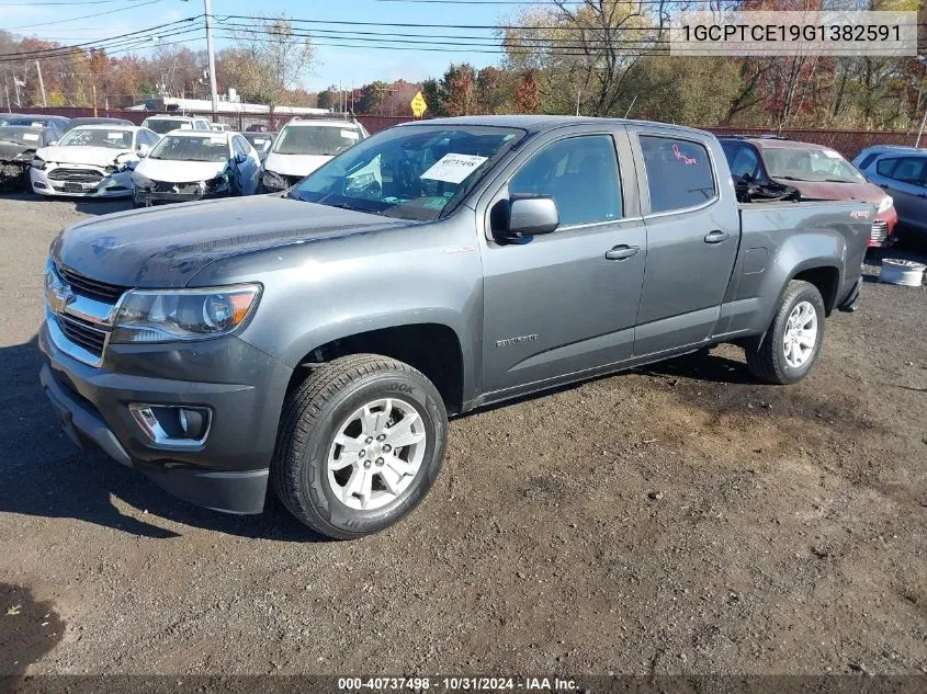 2016 Chevrolet Colorado Lt VIN: 1GCPTCE19G1382591 Lot: 40737498