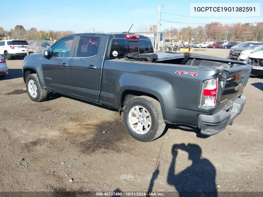 2016 Chevrolet Colorado Lt VIN: 1GCPTCE19G1382591 Lot: 40737498