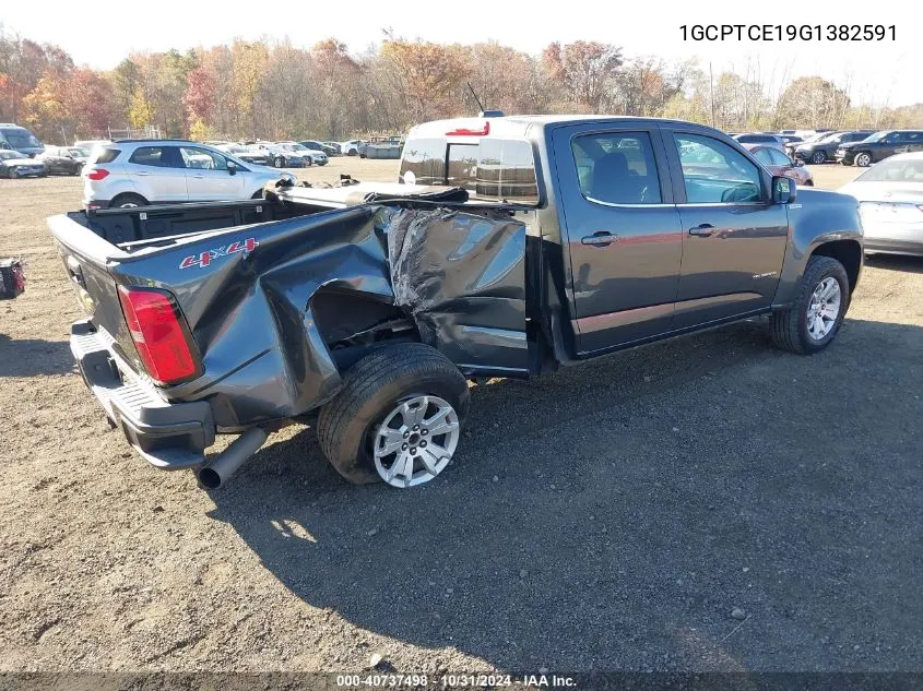 2016 Chevrolet Colorado Lt VIN: 1GCPTCE19G1382591 Lot: 40737498