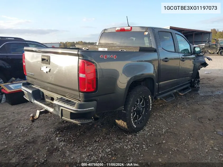 2016 Chevrolet Colorado Wt VIN: 1GCGTBE3XG1197073 Lot: 40785050