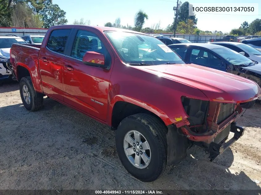 2016 Chevrolet Colorado Wt VIN: 1GCGSBE30G1347050 Lot: 40849943