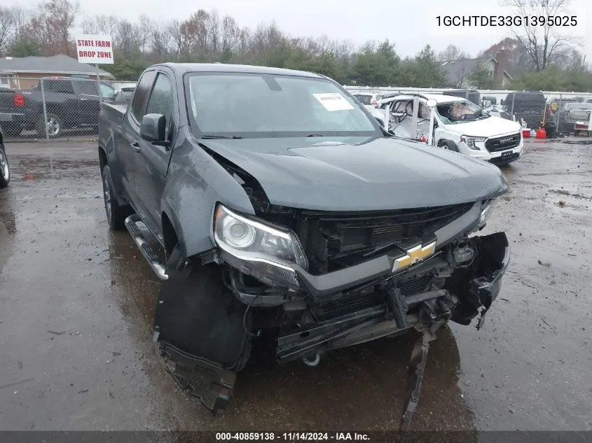 2016 Chevrolet Colorado Z71 VIN: 1GCHTDE33G1395025 Lot: 40859138