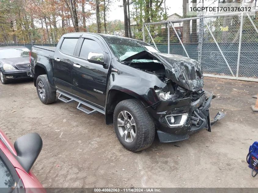 2016 Chevrolet Colorado Z71 VIN: 1GCPTDE17G1376312 Lot: 40862063