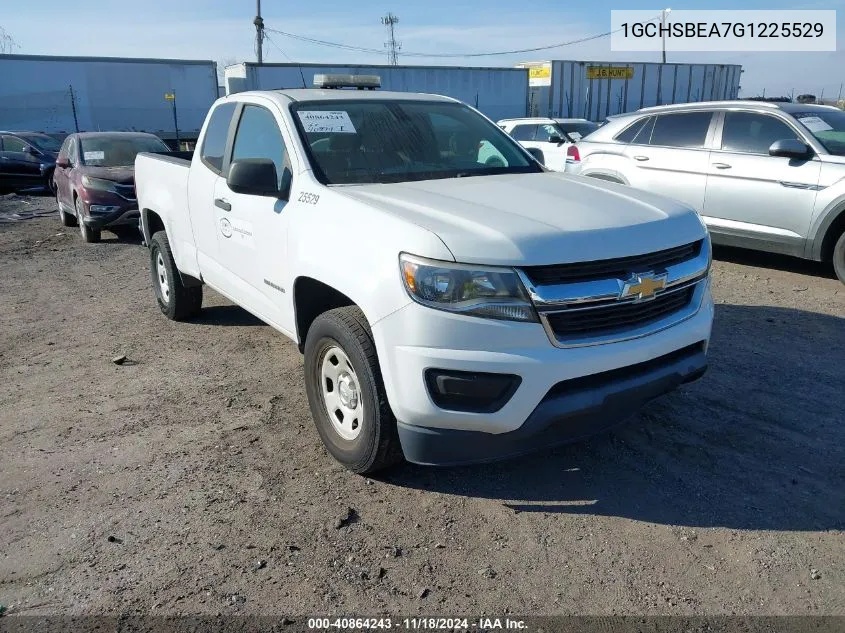 2016 Chevrolet Colorado Wt VIN: 1GCHSBEA7G1225529 Lot: 40864243