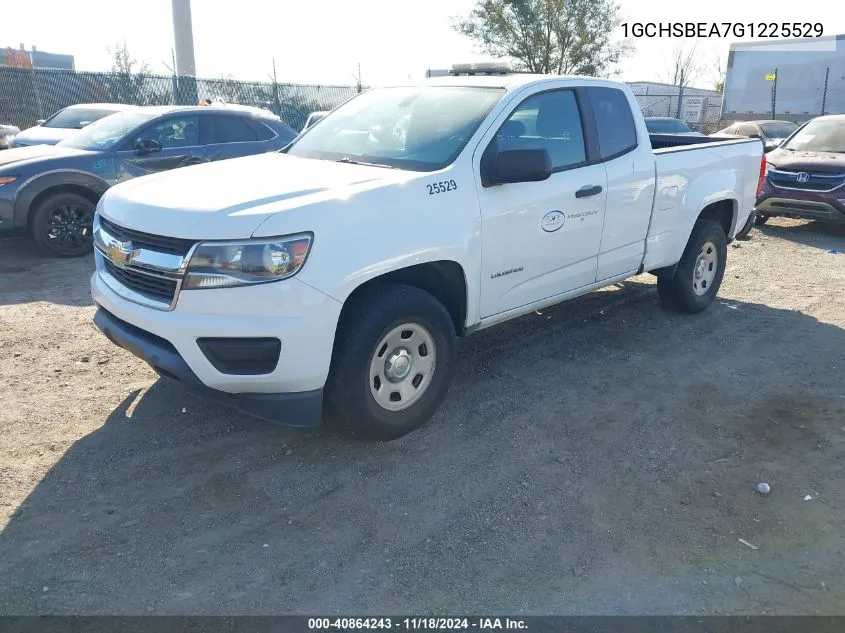 2016 Chevrolet Colorado Wt VIN: 1GCHSBEA7G1225529 Lot: 40864243