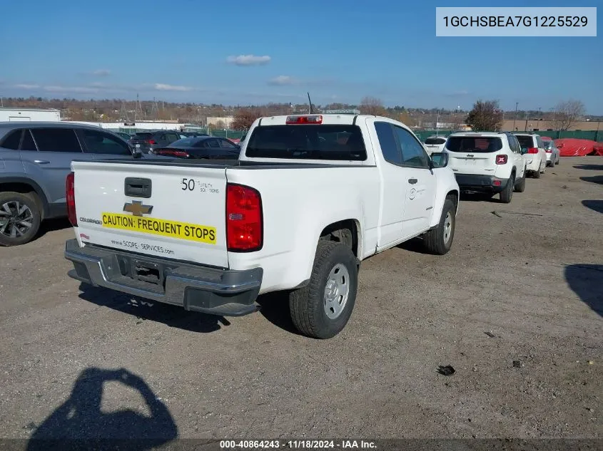 2016 Chevrolet Colorado Wt VIN: 1GCHSBEA7G1225529 Lot: 40864243