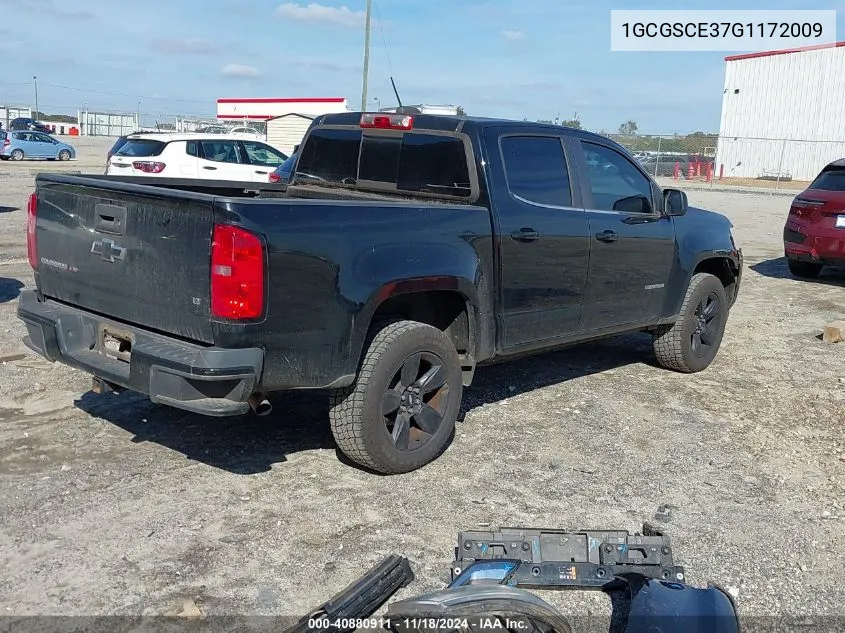 2016 Chevrolet Colorado Lt VIN: 1GCGSCE37G1172009 Lot: 40880911