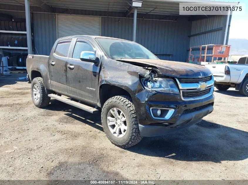 2016 Chevrolet Colorado Lt VIN: 1GCGTCE37G1131375 Lot: 40894157