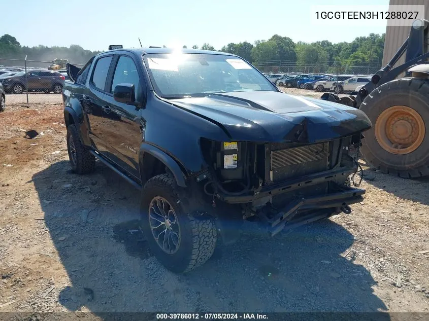 2017 Chevrolet Colorado Zr2 VIN: 1GCGTEEN3H1288027 Lot: 39786012