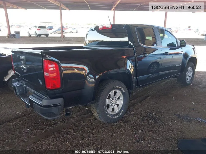 1GCGSBEN2H1196053 2017 Chevrolet Colorado Wt