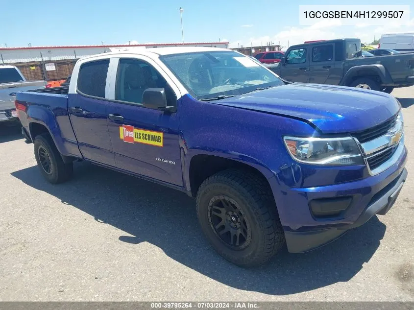 2017 Chevrolet Colorado Wt VIN: 1GCGSBEN4H1299507 Lot: 39795264