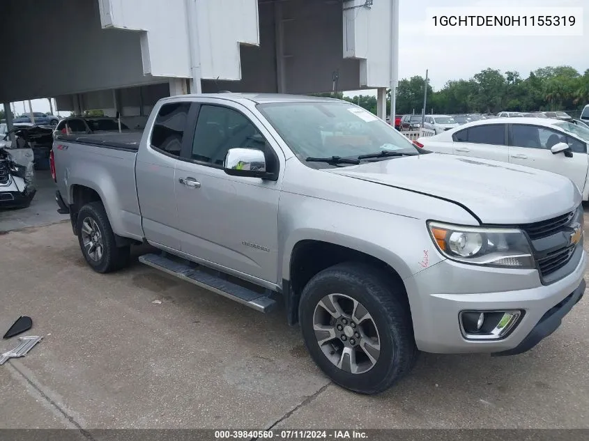 1GCHTDEN0H1155319 2017 Chevrolet Colorado Z71