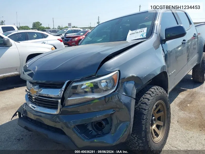 2017 Chevrolet Colorado Wt VIN: 1GCGTBEN5H1234453 Lot: 40036281